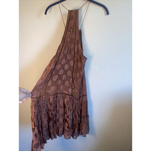 new dress Amuse Society boho hippie fairy Eyelet whimsical Morrisyn L Medallion - Picture 8 of 12